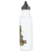 Sesamstraße | Oscar der Grouch Trashed Edelstahlflasche (Rechts)