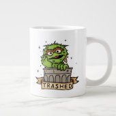Sesamstraße | Oscar der Grouch Trashed Jumbo-Tasse (Rechts)