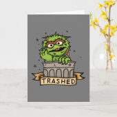 Sesamstraße | Oscar der Grouch Trashed Karte (Gelbe Blume)