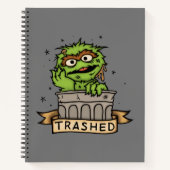 Sesamstraße | Oscar der Grouch Trashed Notizblock (Vorderseite)