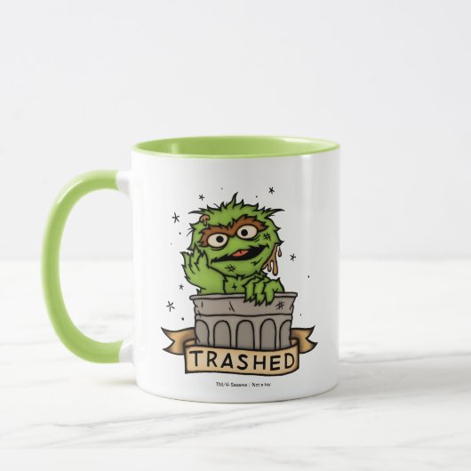 Sesamstraße | Oscar der Grouch Trashed Tasse (Links)