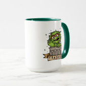 Sesamstraße | Oscar der Grouch Trashed Tasse (VorderseiteRechts)