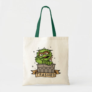 Sesamstraße   Oscar der Grouch Trashed Tragetasche