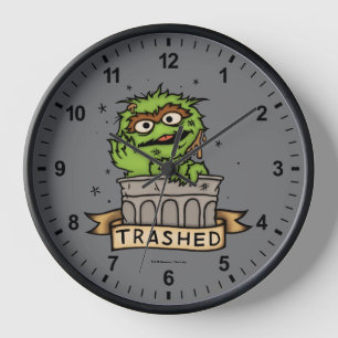Sesamstraße   Oscar der Grouch Trashed Uhr