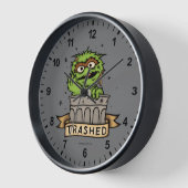 Sesamstraße | Oscar der Grouch Trashed Uhr (Winkel)