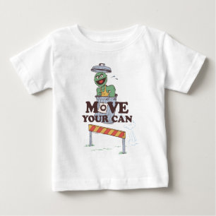 Sesamstraße Oscar die Erde bewegen Ihre Dose Baby T-shirt
