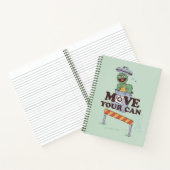 Sesamstraße | Oscar die Erde bewegen Ihre Dose Notizblock (Innenseite)