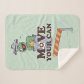 Sesamstraße | Oscar die Erde bewegen Ihre Dose Sherpadecke (Vorderseite (Horizontal))