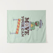 Sesamstraße | Oscar die Erde bewegen Ihre Dose Wandteppich (Vorderseite (Horizontal))