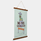 Sesamstraße | Oscar die Erde bewegen Ihre Dose Wandteppich Mit Holzrahmen (Gewinkelt)