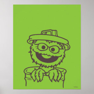 Sesamstraße Oscar, die Grouch Bright Poster