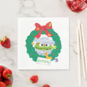 Sesamstraße | Oscar für den Grouch Kranz Serviette (Beispiel)