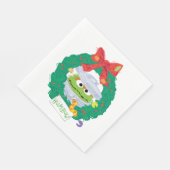 Sesamstraße | Oscar für den Grouch Kranz Serviette (Ecke)