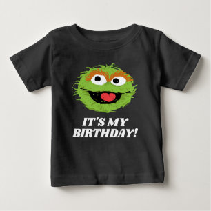 Sesamstraße Oscar the Grouch Es ist mein Geburts Baby T-shirt
