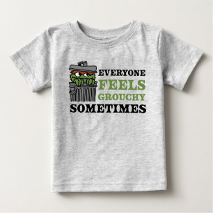 Sesamstraße Oscar the Grouch Feels Grouchy Baby T-shirt