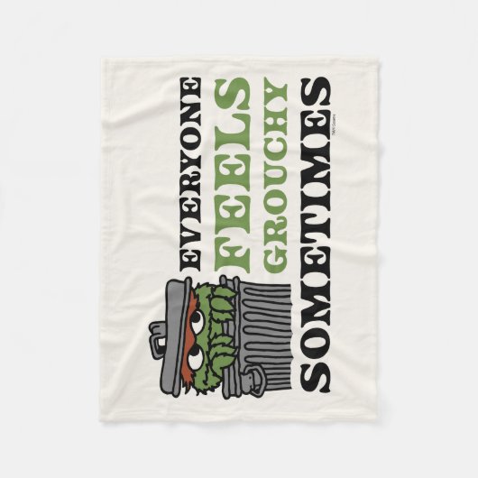 Sesamstraße | Oscar the Grouch Feels Grouchy Fleecedecke (Vorderseite)