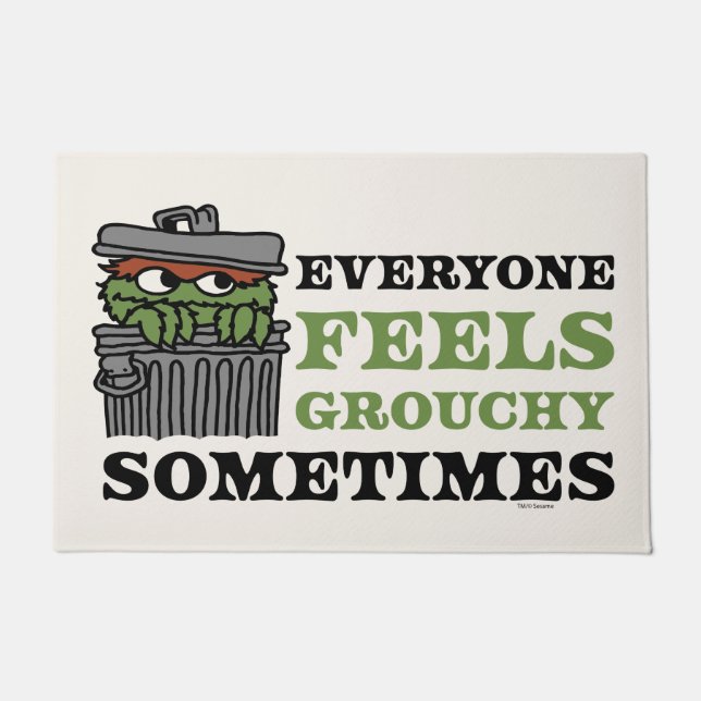 Sesamstraße | Oscar the Grouch Feels Grouchy Fußmatte (Vorderseite)