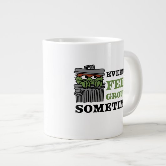 Sesamstraße | Oscar the Grouch Feels Grouchy Jumbo-Tasse (Vorderseite Rechts)