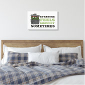 Sesamstraße | Oscar the Grouch Feels Grouchy Leinwanddruck (Insitu (Schlafzimmer))