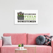 Sesamstraße | Oscar the Grouch Feels Grouchy Leinwanddruck (Insitu (Wohnzimmer))