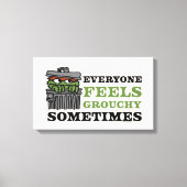 Sesamstraße | Oscar the Grouch Feels Grouchy Leinwanddruck (Vorderseite)