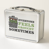 Sesamstraße | Oscar the Grouch Feels Grouchy Metall Brotdose (Vorderseite)