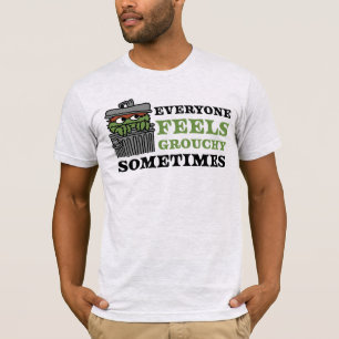 Sesamstraße Oscar the Grouch Feels Grouchy T-Shirt