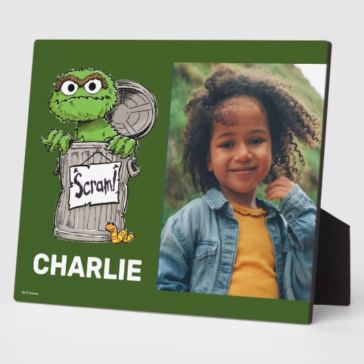 Sesamstraße | Oscar the Grouch Fotoplatte (Seite)