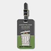 Sesamstraße | Oscar the Grouch | Informationen hin Gepäckanhänger (Vorderseite vertikal)