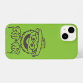 Sesamstraße | Oscar the Grouch iPhone Hülle (Rückseite (Horizontal))