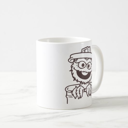 Sesamstraße | Oscar the Grouch Kaffeetasse (VorderseiteRechts)