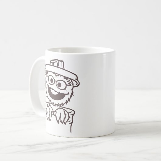 Sesamstraße | Oscar the Grouch Kaffeetasse (Vorderseite Links)
