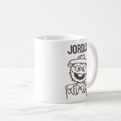 Sesamstraße | Oscar the Grouch | Name hinzufügen Kaffeetasse (VorderseiteRechts)