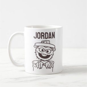 Sesamstraße Oscar the Grouch Name hinzufügen Kaffeetasse