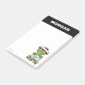 Sesamstraße | Oscar the Grouch | Name hinzufügen Post-it Klebezettel (angewinkelt)