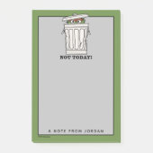 Sesamstraße | Oscar the Grouch | Name hinzufügen Post-it Klebezettel (Vorderseite)