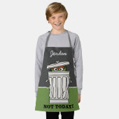 Sesamstraße | Oscar the Grouch | Name hinzufügen Schürze (Getragen)