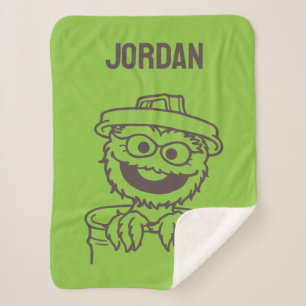 Sesamstraße Oscar the Grouch Name hinzufügen Sherpadecke