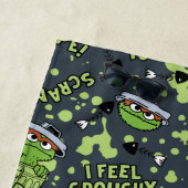 Sesamstraße | Oscar the Grouch | Name hinzufügen Strandtuch (Beispiel)