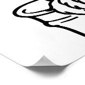 Sesamstraße | Oscar the Grouch Poster (Ecke)