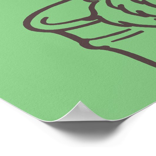 Sesamstraße | Oscar the Grouch Poster (Ecke)