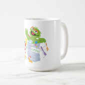 Sesamstraße | Oscar - Weihnachtsbaum Kaffeetasse (VorderseiteRechts)