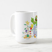 Sesamstraße | Oscar - Weihnachtsbaum Kaffeetasse (Vorderseite Links)