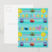Sesamstraße-Oster-Ei-Muster Postkarte (Vorne/Hinten)