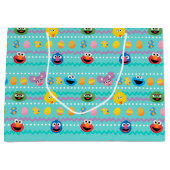 Sesamstraße Ostereier Muster Große Geschenktüte (Vorderseite)