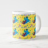 Sesamstraße Osterskassettenmuster Jumbo-Tasse (Vorderseite Rechts)