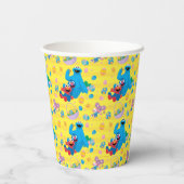 Sesamstraße Osterskassettenmuster Pappbecher (Rückseite)