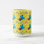 Sesamstraße Osterskassettenmuster Zweifarbige Tasse (Mittel)