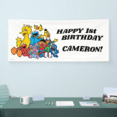 Sesamstraße Pals 1. Geburtstag Banner (Messe)