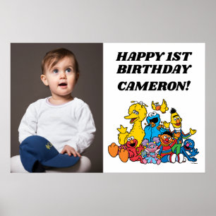 Sesamstraße Pals 1. Geburtstag Poster